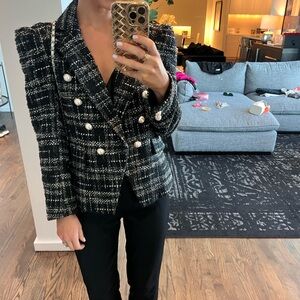 Generation Love tweed blazer